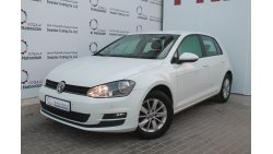 Volkswagen Golf 1.2L TSI TC 2015 GCC DEALER WARRANTY WITH FREE INSURANCE