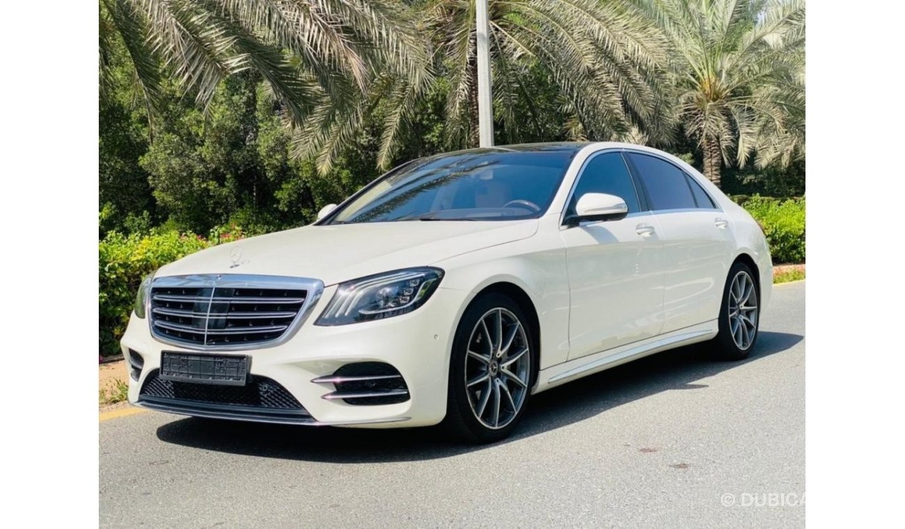 مرسيدس بنز S 560 مرسيدس بنز S560 خليجي2018 فل ابشن صبغ وكاله بحاله ممتازه