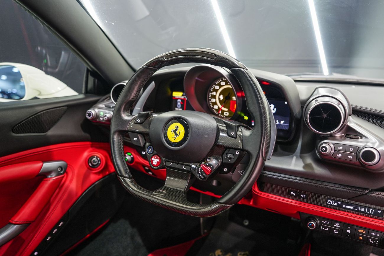 Ferrari F8 Tributo 3.9T V8 2020 Ferrari  F8 Tributo, Passenger Display, Carbon Fiber Interior, Dealer Warranty + Servic