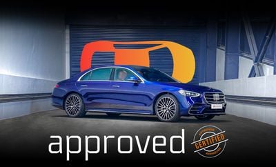 Mercedes-Benz S 450 4M 3.0L (367 HP) | AED 7,081 PM | Rear Ent, Special Colour, Low KM | S 450 AMG Line