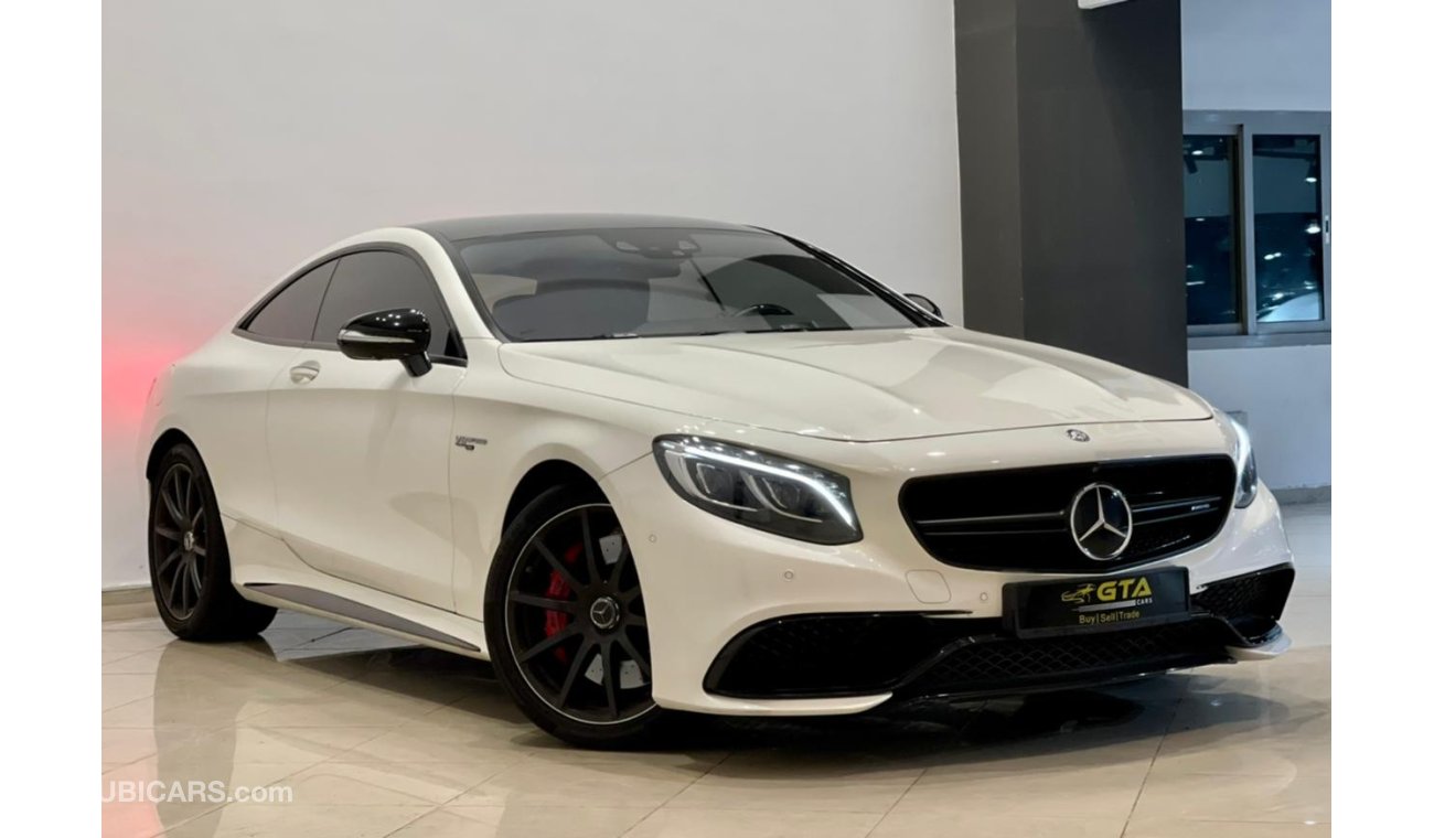 Mercedes-Benz S 63 AMG Coupe 2017 Mercedes S 63 AMG 4MATIC, Full Mercedes Service History, Warranty, GCC
