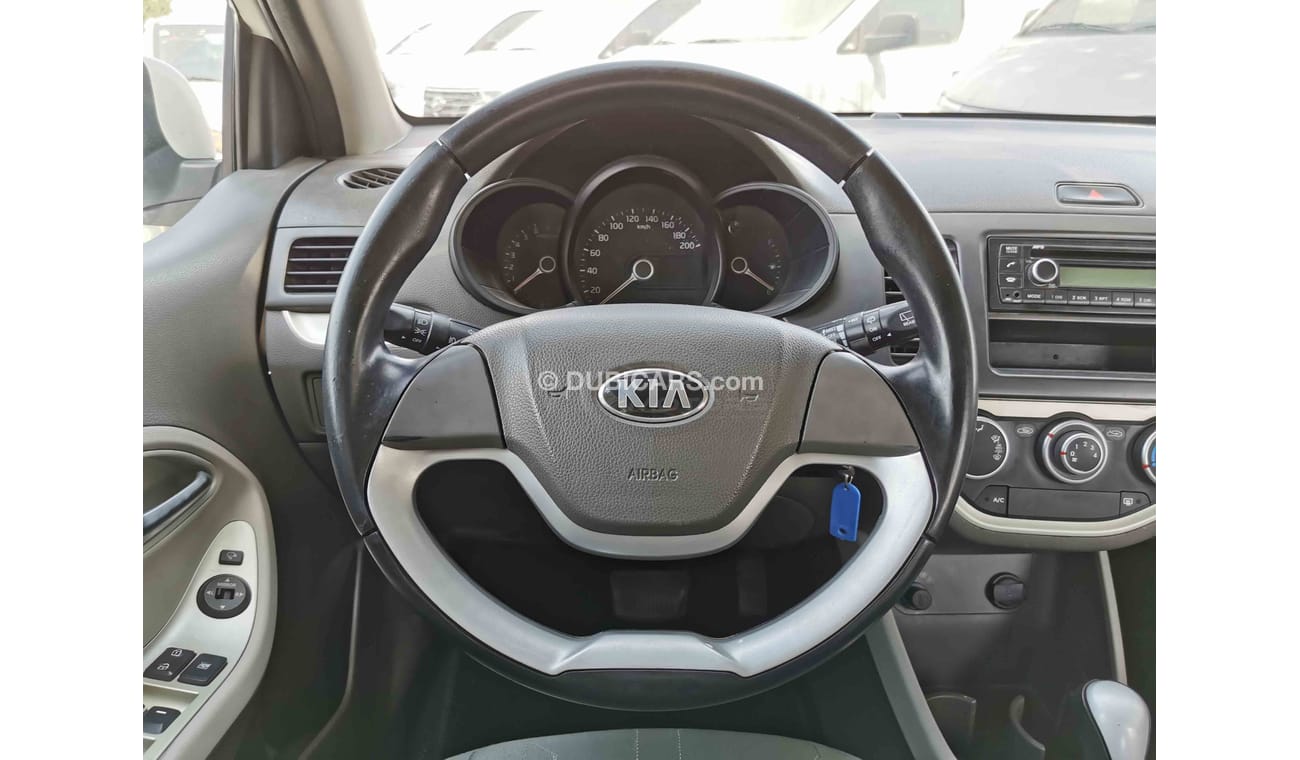 كيا بيكانتو 1.2L 4CY Petrol, 14" Rims, Fabric Seats, Bluetooth, Power Locks, Xenon Headlights, USB (LOT # 666)