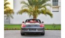 Porsche Boxster AED 2,376 Per Month - 2 Years Warranty