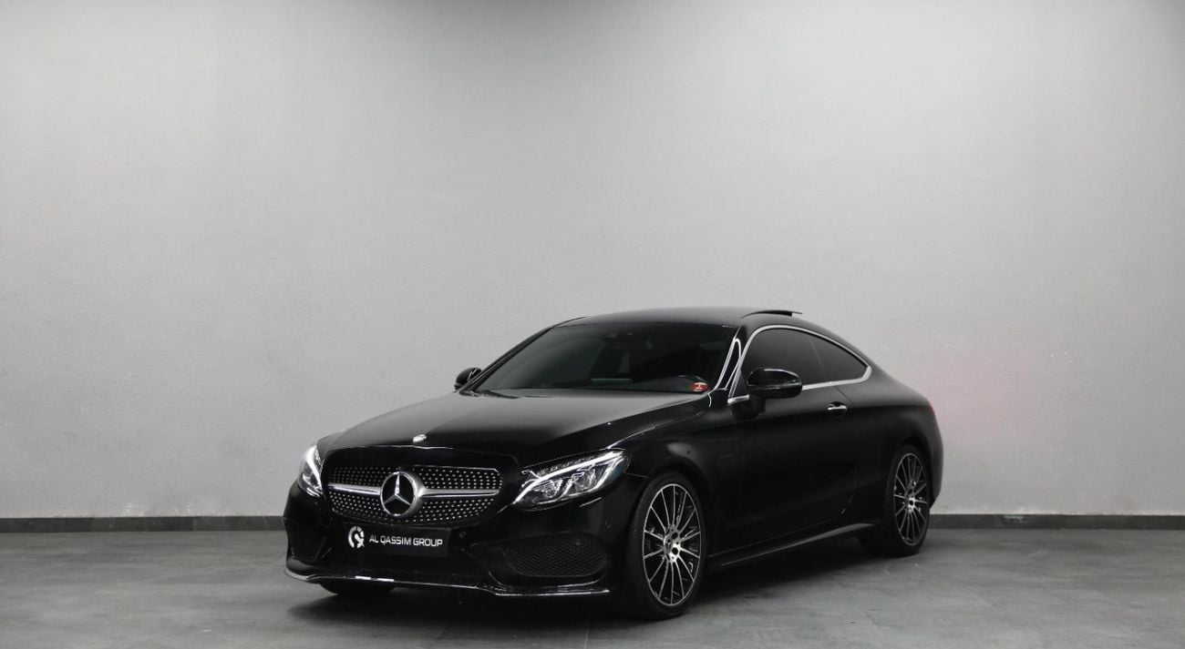مرسيدس بنز C 300 كوبيه GCC | C300 Coupe | 1950 AED Monthly | Free Insurance + Registration | 2 Years Warranty | Ref#F638630