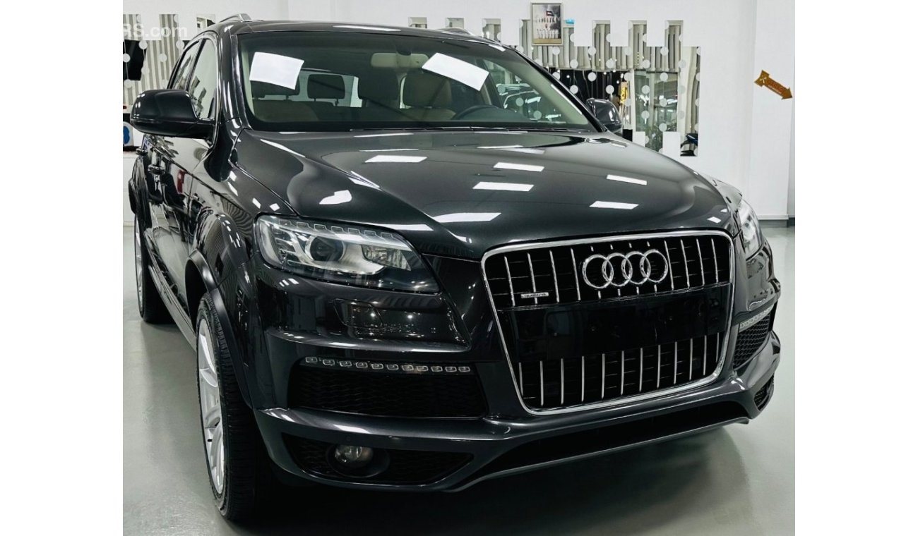 Audi Q7 TFSI quattro S-Line GCC .. FSH .. Perfect Condition .. S line .. Top Range .. V6 .