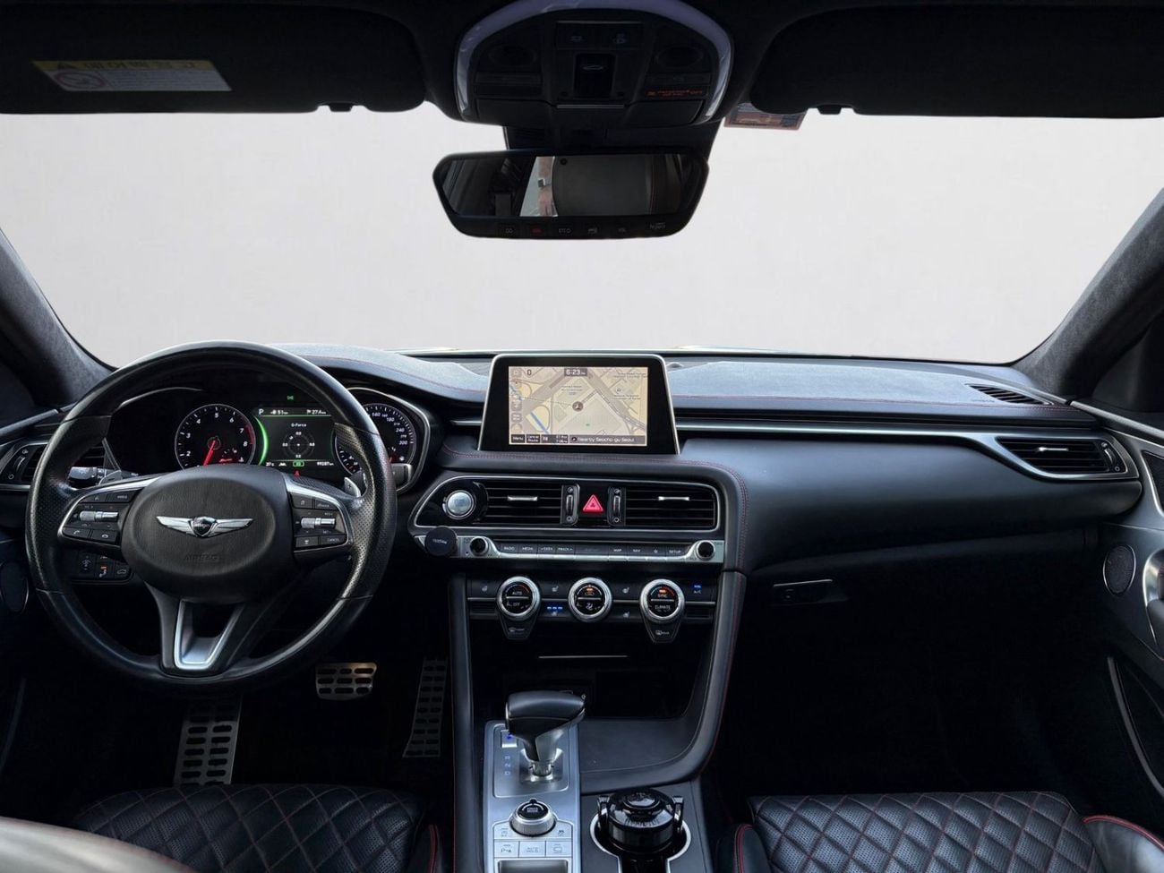 جينيسس G70 PLATINUM AED 1,440 P.M | 0% DOWN PAYMENT | GENESIS G70 PRESTIGE | 3.3L TWIN-TURBO V6 | 2018 | KOREAN SPECS