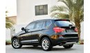 BMW X3 2 Y Warranty - BMW X3 XDrive28i AWD - GCC - AED 1,917 PER MONTH - 0% DOWNPAYMENT