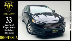Ford Fusion // S / GCC / 2016 / WARRANTY / FULL DEALER SERVICE HISTORY / ORIGINAL PAINT / 427 DHS MONTHLY!