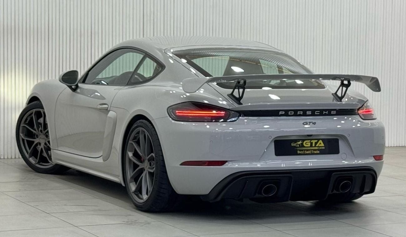 Porsche 718 Cayman GT4 4.0L (420 HP) M/T 2020 Porsche 718 GT4, 2026 Porsche Warranty, Manual Transmission, New Tyres, F