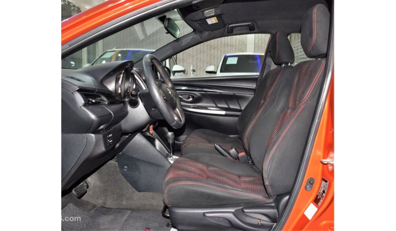 تويوتا يارس EXCELLENT DEAL for our Toyota Yaris SE 1.5L 2015 Model!! in Orange Color! GCC Specs