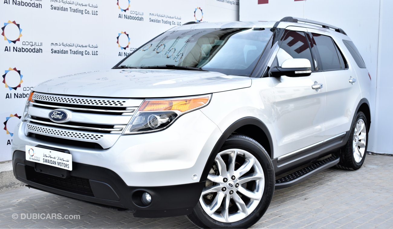 Ford Explorer LIMITED 3.5L V6 AWD 2015 GCC WITH SERVICE PLAN UP TO 2021 OR 100000 KM AND FREE INSURANCE