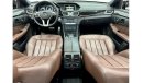 مرسيدس بنز E300 Std 2016 Mercedes Benz E-300, Warranty, Full Service History, GCC Spec