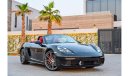 Porsche 718 Boxster 4,093 P.M 0% Downpayment | Full Option | Agency Warranty!