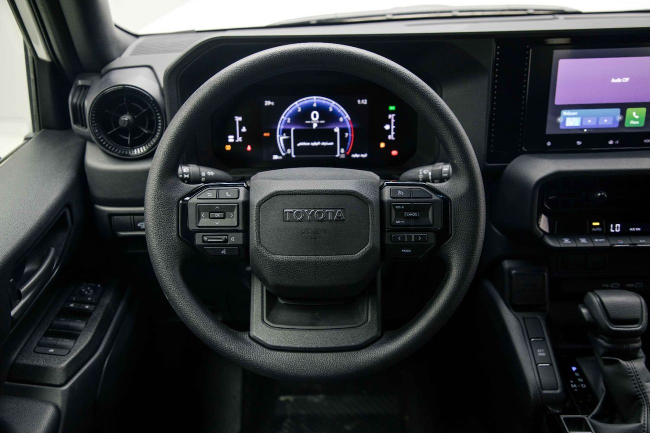 Toyota Prado Urban E 2.4L - Super White Inside Black | Export Only