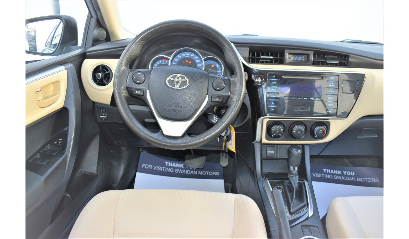 Toyota Corolla 2.0L SE 2019 GCC DEALER WARRANTY