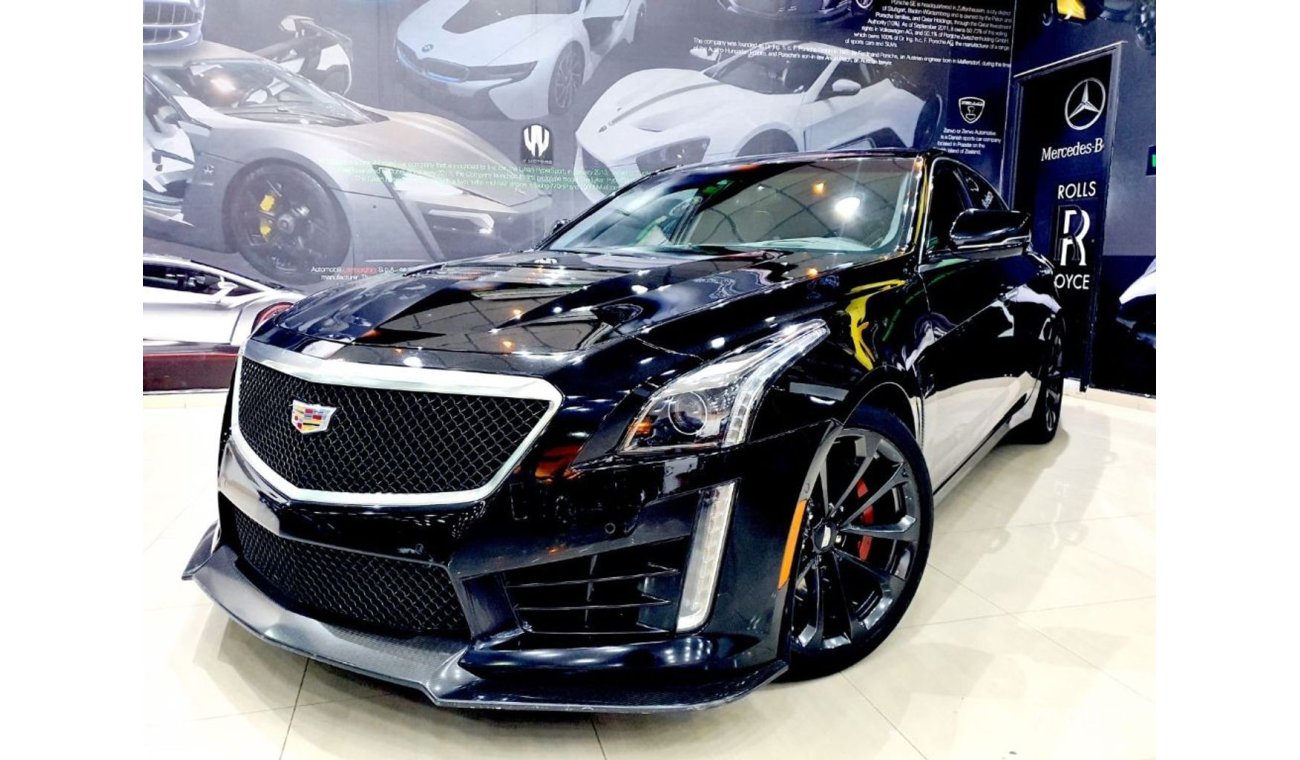 كاديلاك CTS V BLACK EDITION 680HP - 2017 - GCC - UNDER WARRANTY - ( 3,200 ) AED PER MONTH