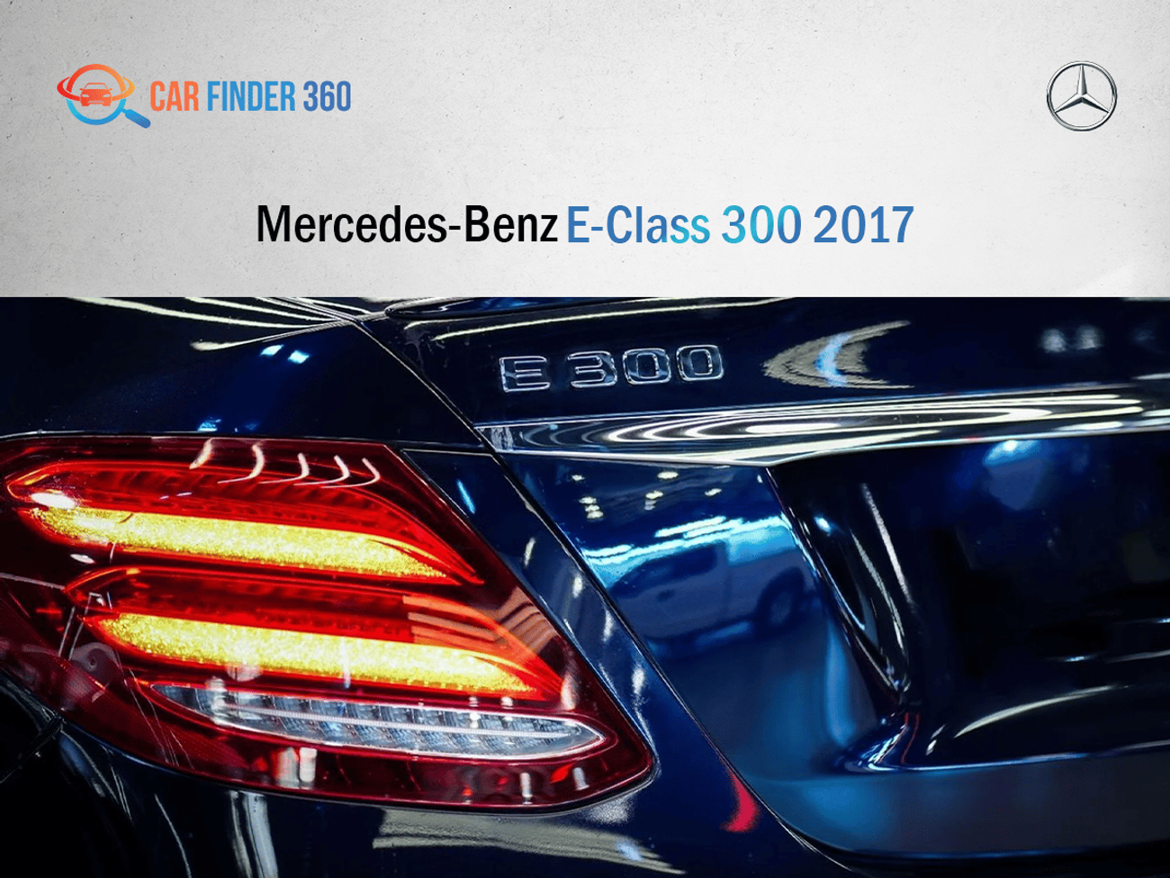Mercedes-Benz E300 Mercedes-Benz E-Class 300 2017