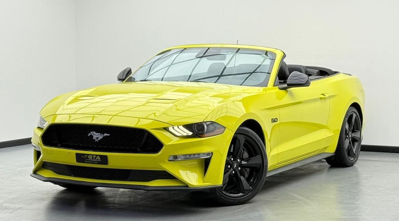 Ford Mustang 2021 Ford Mustang GT Premium Convertible, 2026 Ford Warranty + Service Pack, Low Km, GCC