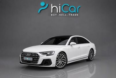 Audi A8 55 TFSI LWB AED 2,874 P.M • 0% Downpayment • Audi A8 55 TFSI • 1 Year Warranty