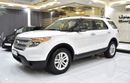 Ford Explorer EXCELLENT DEAL for our Ford Explorer XLT ( 2015 Model ) in White Color GCC Specs