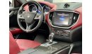 Maserati Ghibli S Q4 2016 Maserati Ghibli S Q4, Full Service History, Warranty, GCC