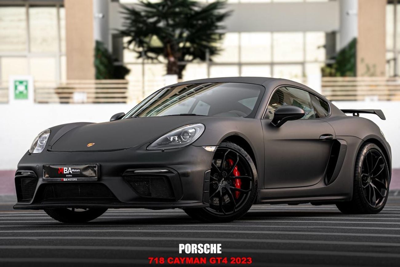 Porsche 718 Cayman 718 Cayman GT4