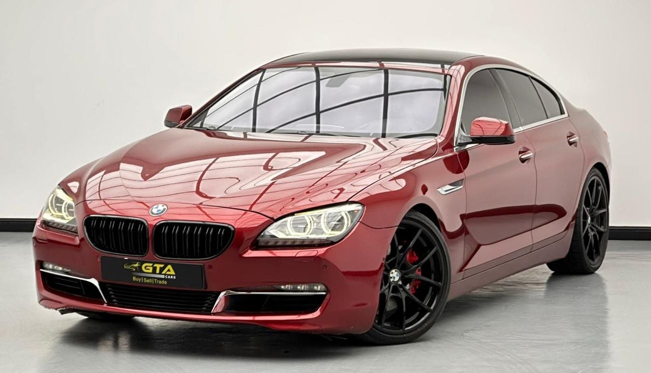بي أم دبليو 650i 2015 BMW 650i xDrive Gran-Coupe M-Sport, BMW Full Service History, Excellent Condition, GCC