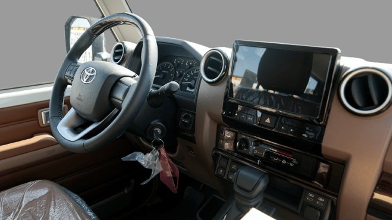 Toyota Land Cruiser 70 LC76 HT ECTNJM001 – 2026 Toyota LC76 5 Doors Hardtop - 4.0L Petrol Auto - White with Tan Interior