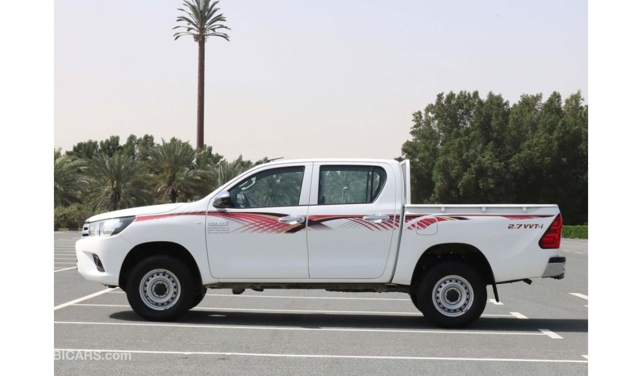 Toyota Hilux GL GL 2016 | TOYOTA HILUX GL - 4X4 - D/C - A/T 2.7L  - PETROL - WITH GCC SPECS AND EXCELLENT CONDITI