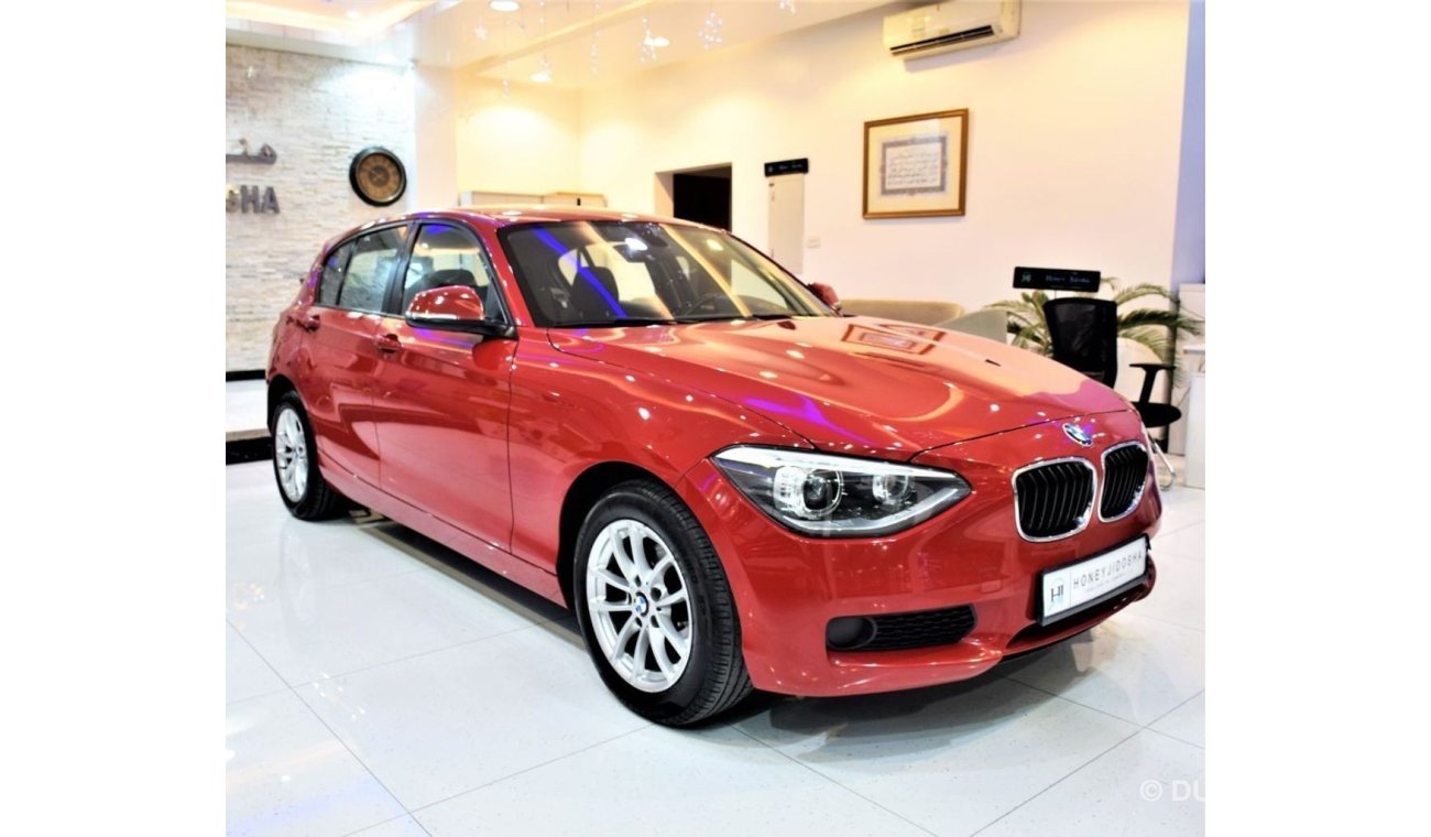 BMW 116i AMAZING BMW 116i 2013 Model!! in Red Color! GCC Specs