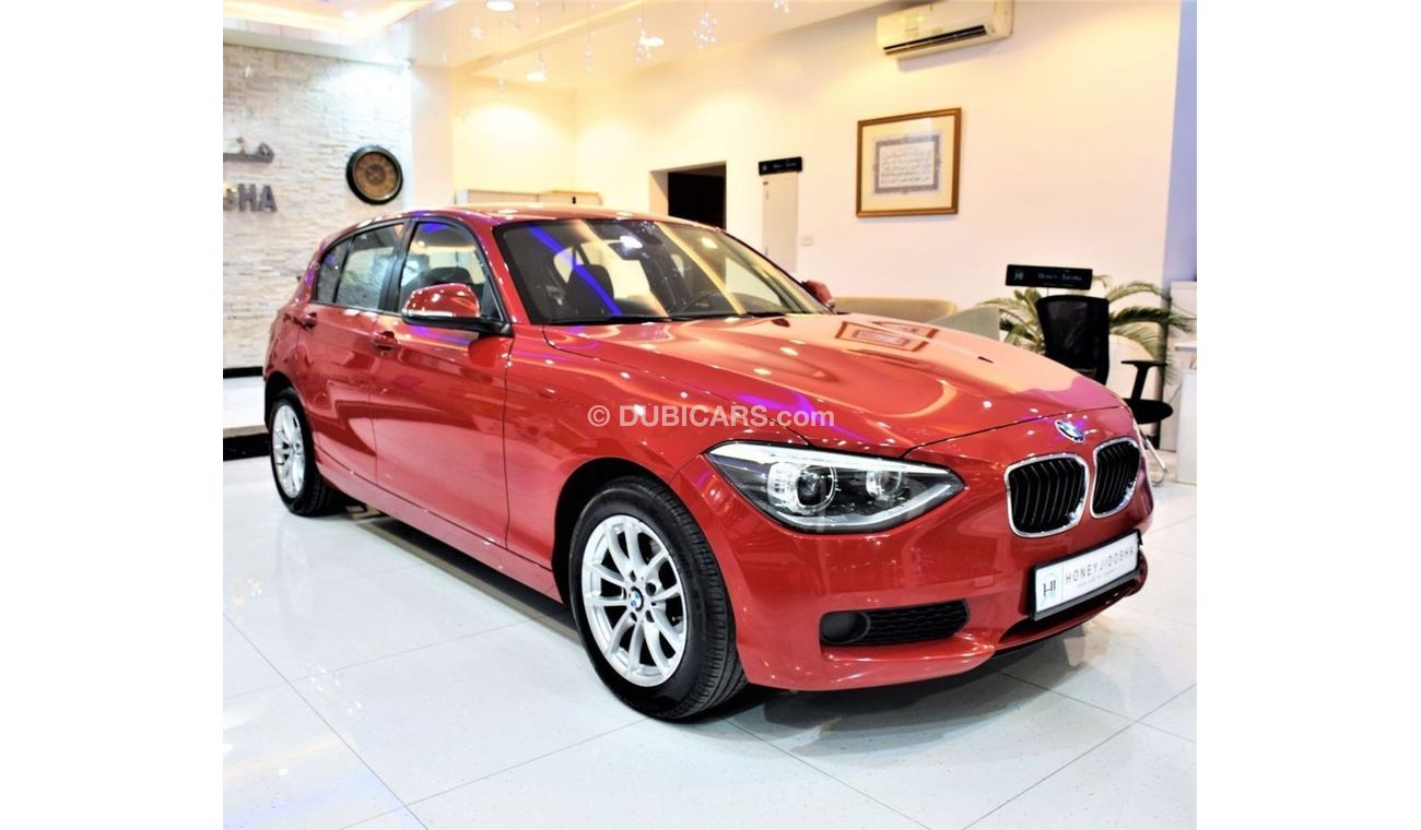 BMW 116i AMAZING BMW 116i 2013 Model!! in Red Color! GCC Specs
