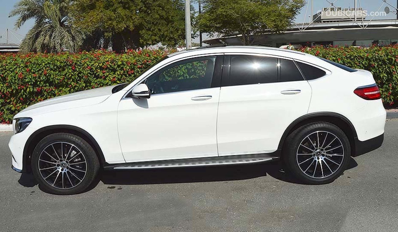 مرسيدس بنز GLC 300 Coupe AMG 2019, 4MATIC 2.0L I4-Turbo GCC, 0km with 2 Years Unlimited Mileage Dealer Warranty