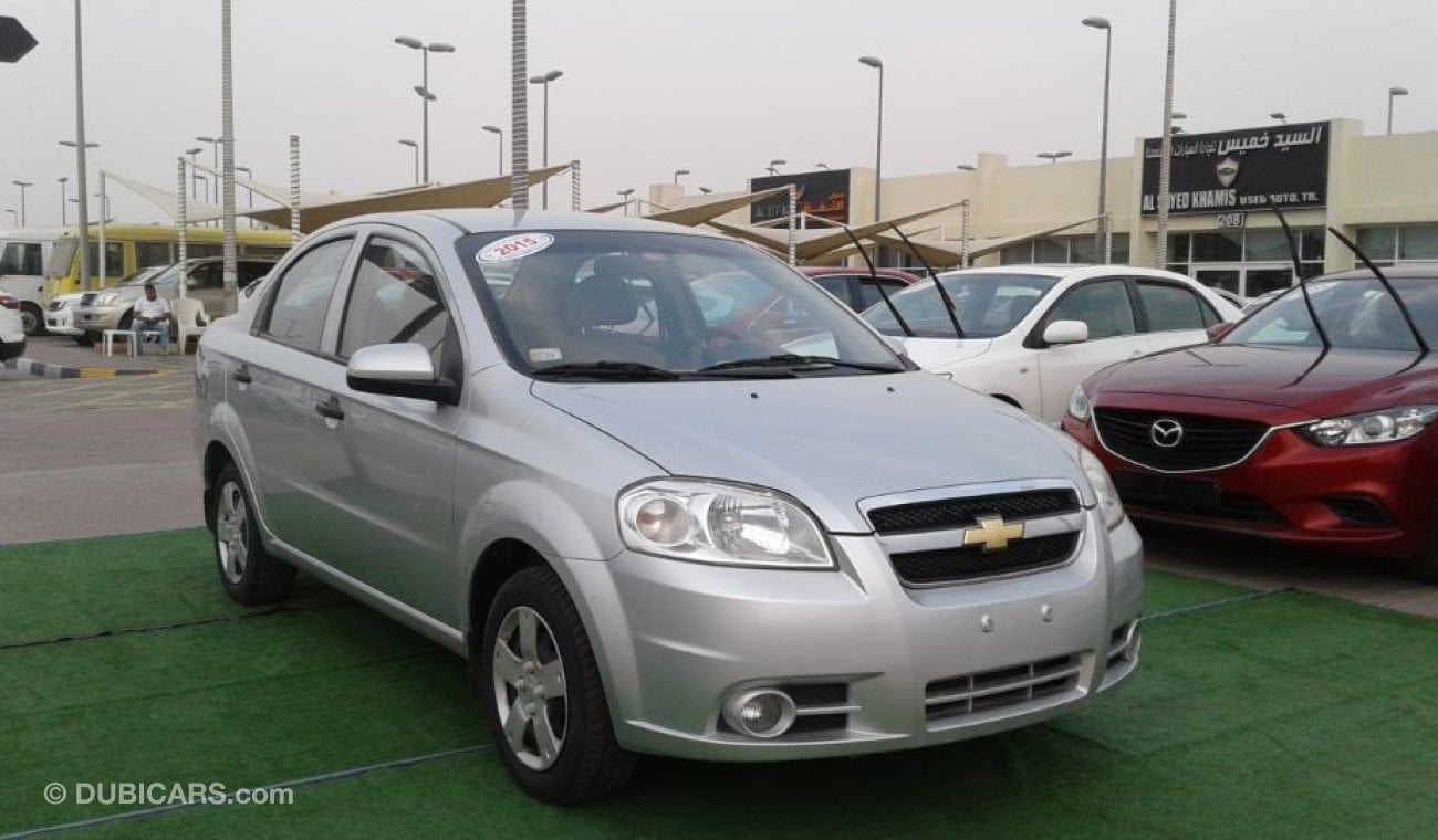 Chevrolet Aveo CHEVROLET AVEO 2015 SILVER KHALIGE NO PAINT NO ACCIDENT