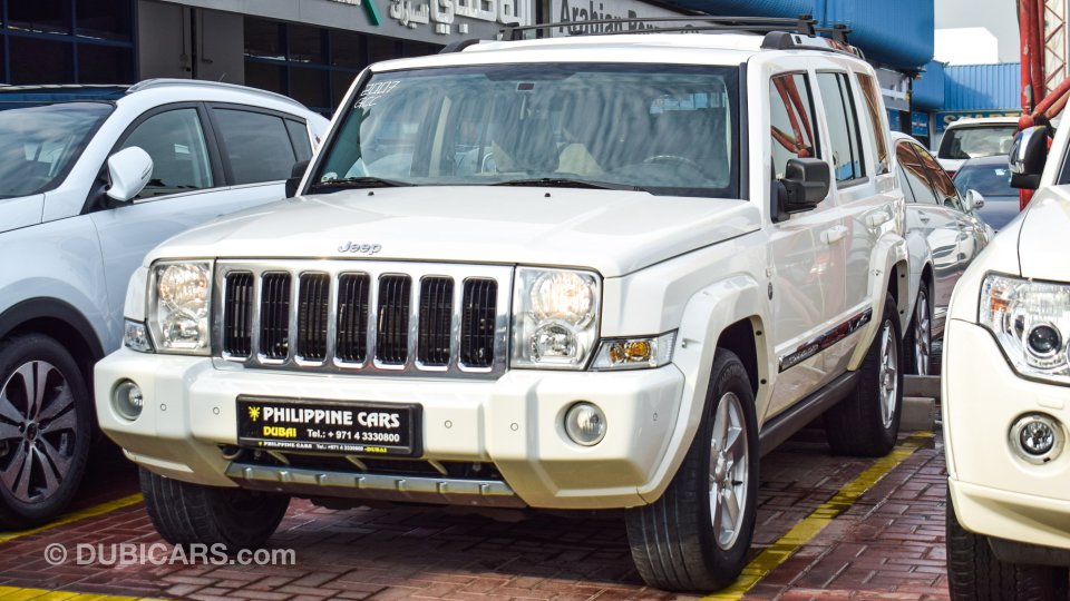 Jeep Commander 4.7 L Limited for sale AED 29,500. White, 2007