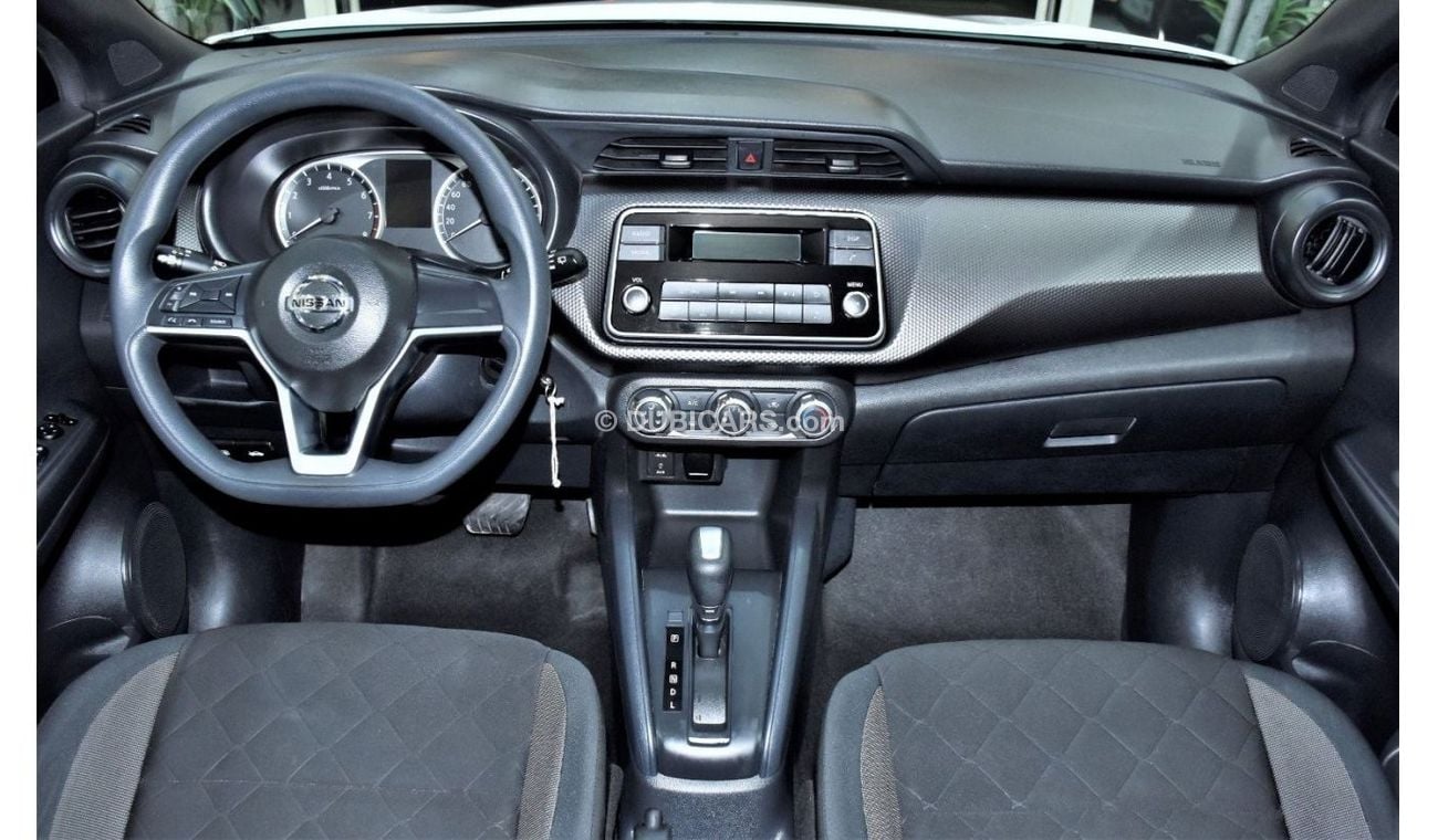 Nissan Kicks EXCELLENT DEAL for our Nissan Kicks ( 2019 Model ) in White Color GCC Specs