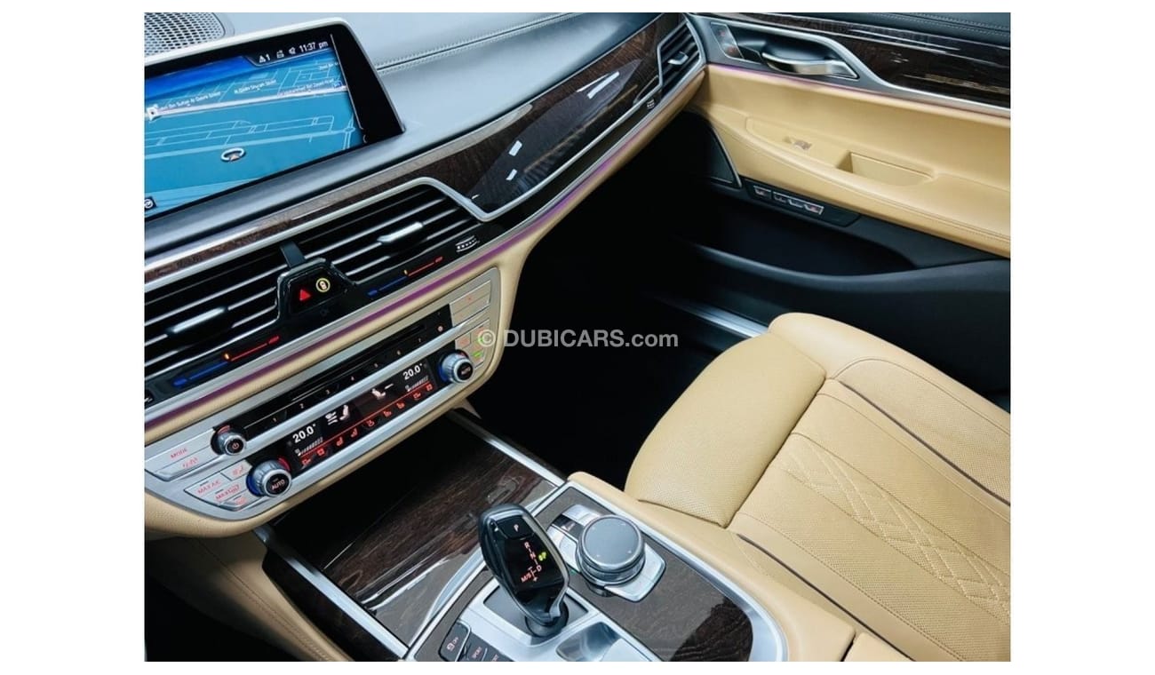 BMW 740Li Exclusive GCC .. FSH .. Perfect Condition .. V6 .. Top Range .
