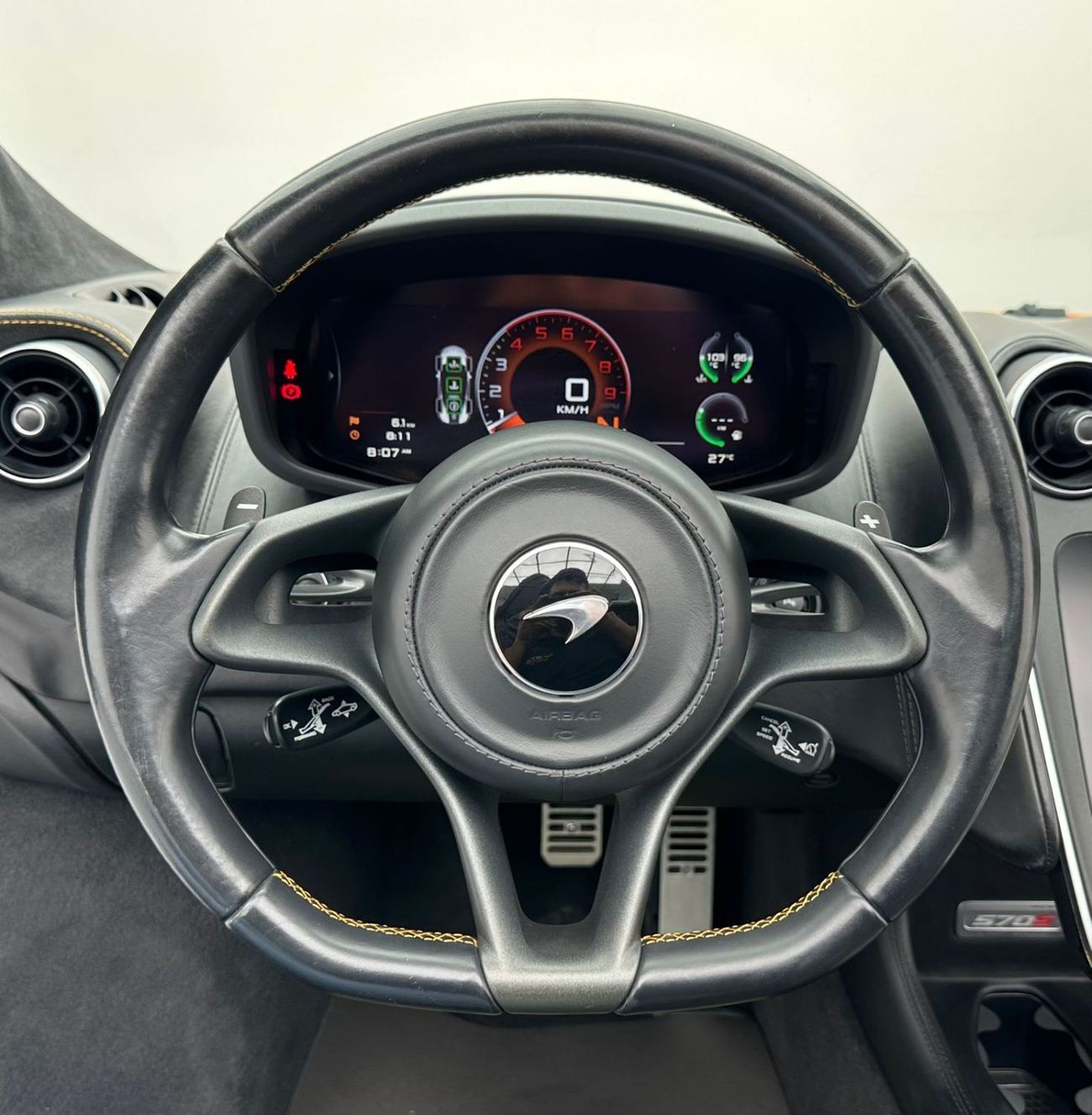 مكلارين 570S 2019 McLaren 570s Spider, July/2026 McLaren Warranty, McLaren Full Service History, GCC