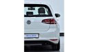 Volkswagen Golf EXCELLENT DEAL for our Volkswagen GTi ( 2016 Model! ) in White Color! GCC Specs
