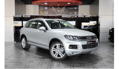 فولكس واجن طوارق AED 2,400 P.M | 2015 VOLKSWAGEN TOUAREG SPORT V6 3.6L | GCC 360 * CAMERAS | FULLY LOADED | PANORAMIC