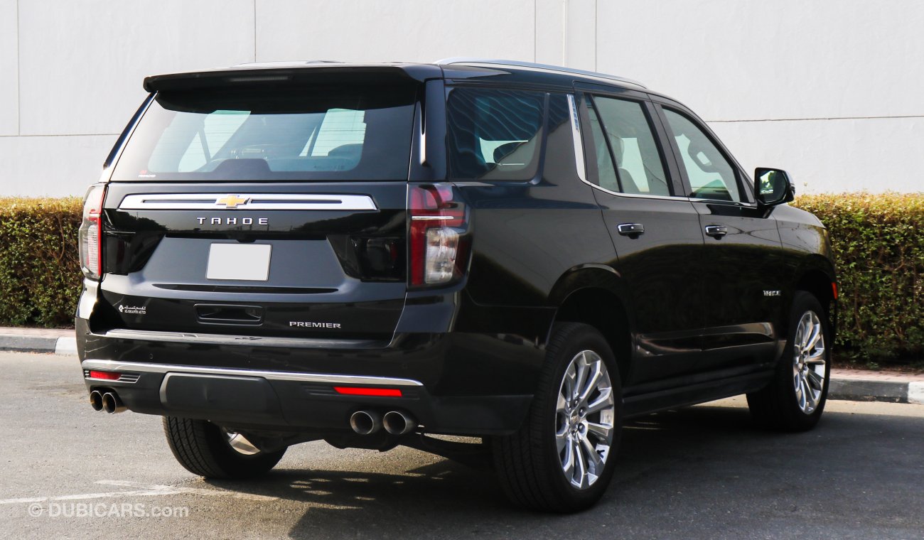 Chevrolet Tahoe Premier 2021 GCC Specs with Dealer Warranty & Service Contract From Al Ghandi Motors