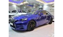 Lexus IS350 EXCELLENT DEAL for our Lexus IS 350 F-Sport 2016 Model!! in Blue Color! GCC Specs