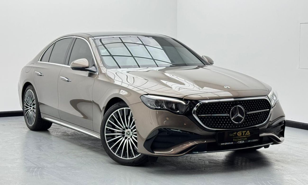 مرسيدس بنز E200 2.0L 2025 Mercedes-Benz E 200, 2029 Mercedes Warranty And Service Pack, GCC