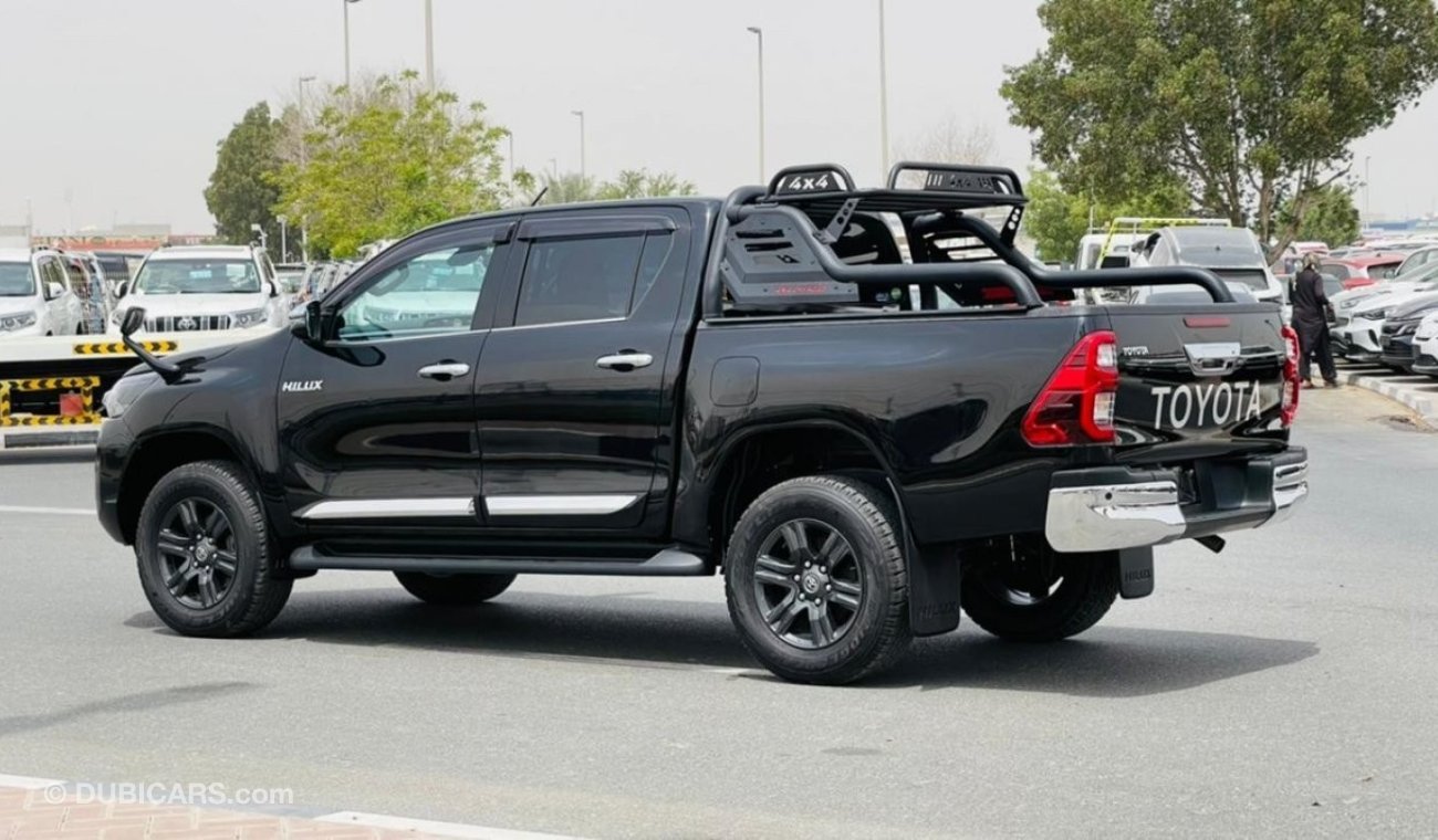 Toyota Hilux 2021 Black Modified [JAPAN Imported] Diesel AT 4WD Push Start 4CYL {RHD} Parking Sensors Premium Con