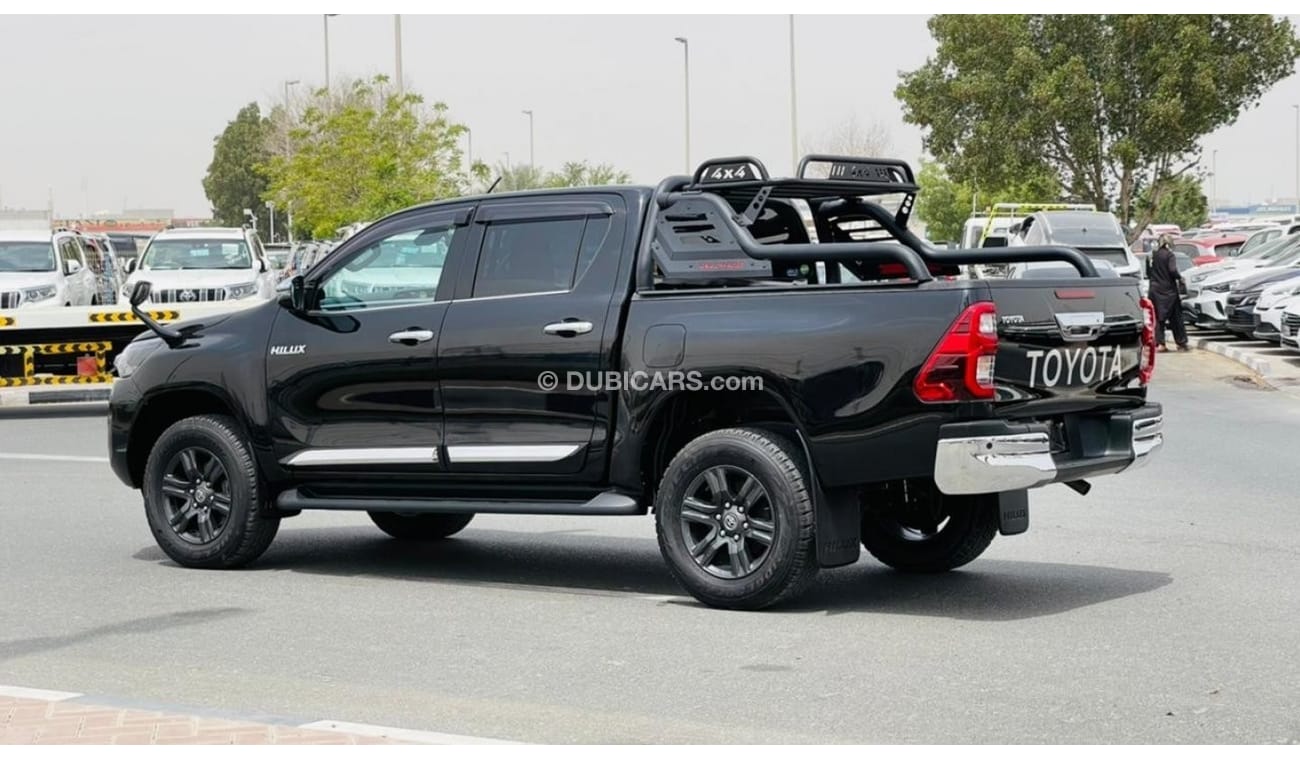 Toyota Hilux 2021 Black Modified [JAPAN Imported] Diesel AT 4WD Push Start 4CYL {RHD} Parking Sensors Premium Con
