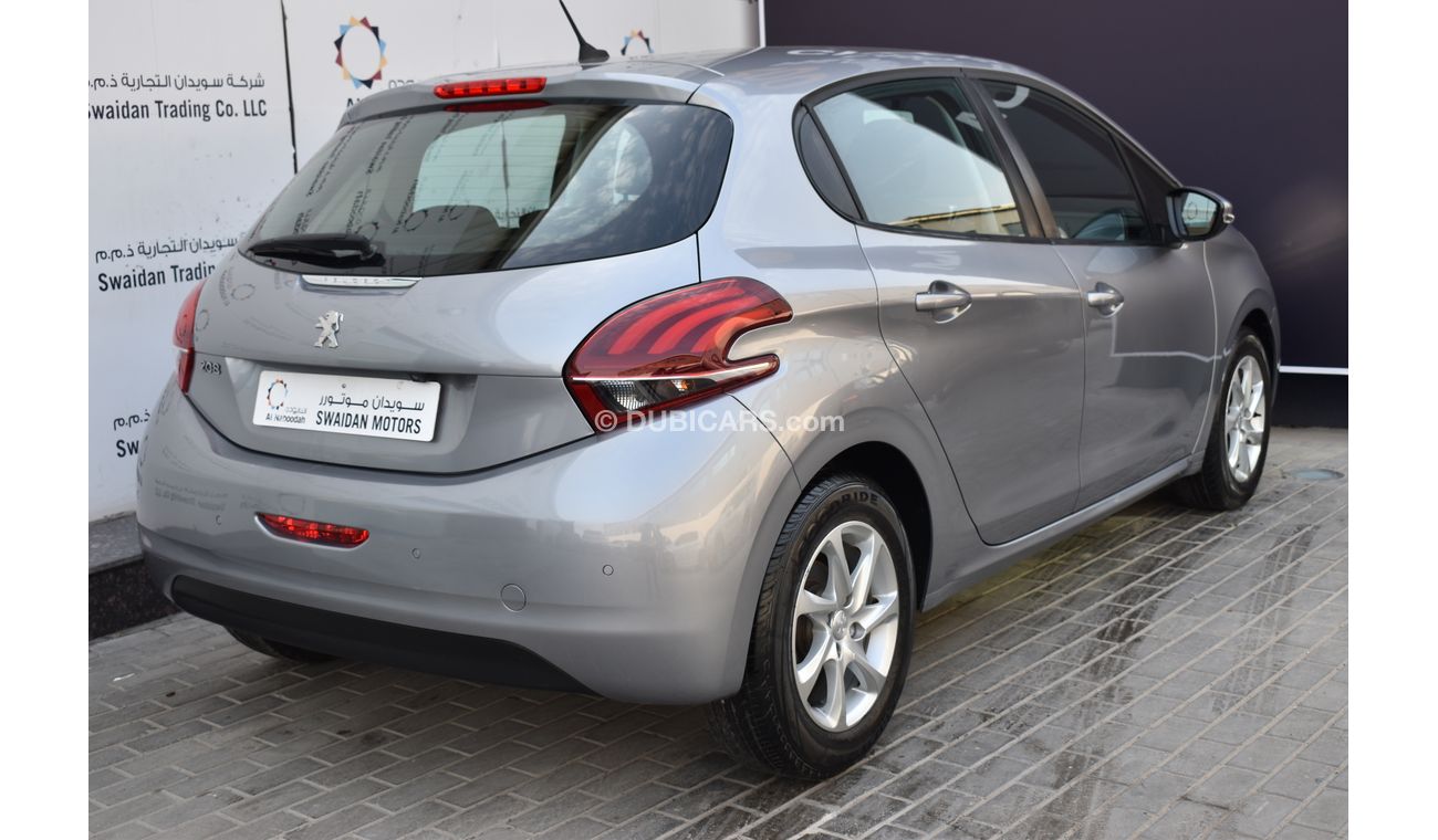 Peugeot 208 AED 449 PM | 1.6L ACTIVE GCC AGENCY WARRANTY UP TO 2024 OR 100K KM