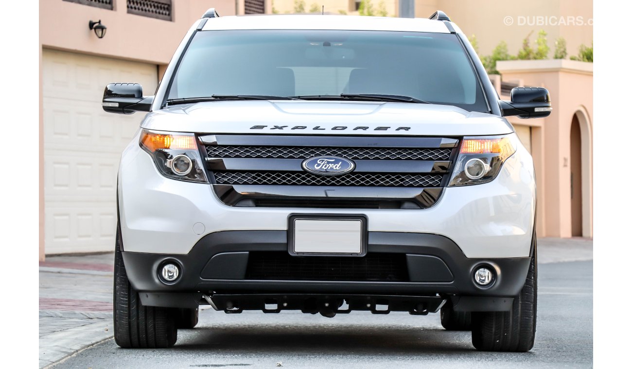 Ford Explorer Sport Trac Sport 2015 GCC under Agency Warranty with Zero Down-Payment.