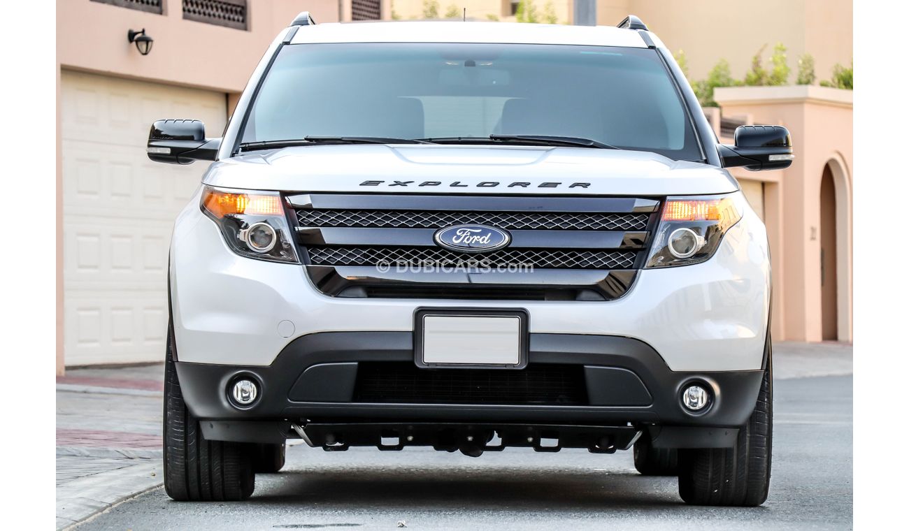 فورد اكسبلورر سبورت تراك Sport 2015 GCC under Agency Warranty with Zero Down-Payment.