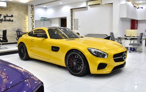 Mercedes Benz AMG GT EXCELLENT DEAL for our Mercedes Benz AMG GTs ( 2015 Model ) in Yellow Color GCC Specs