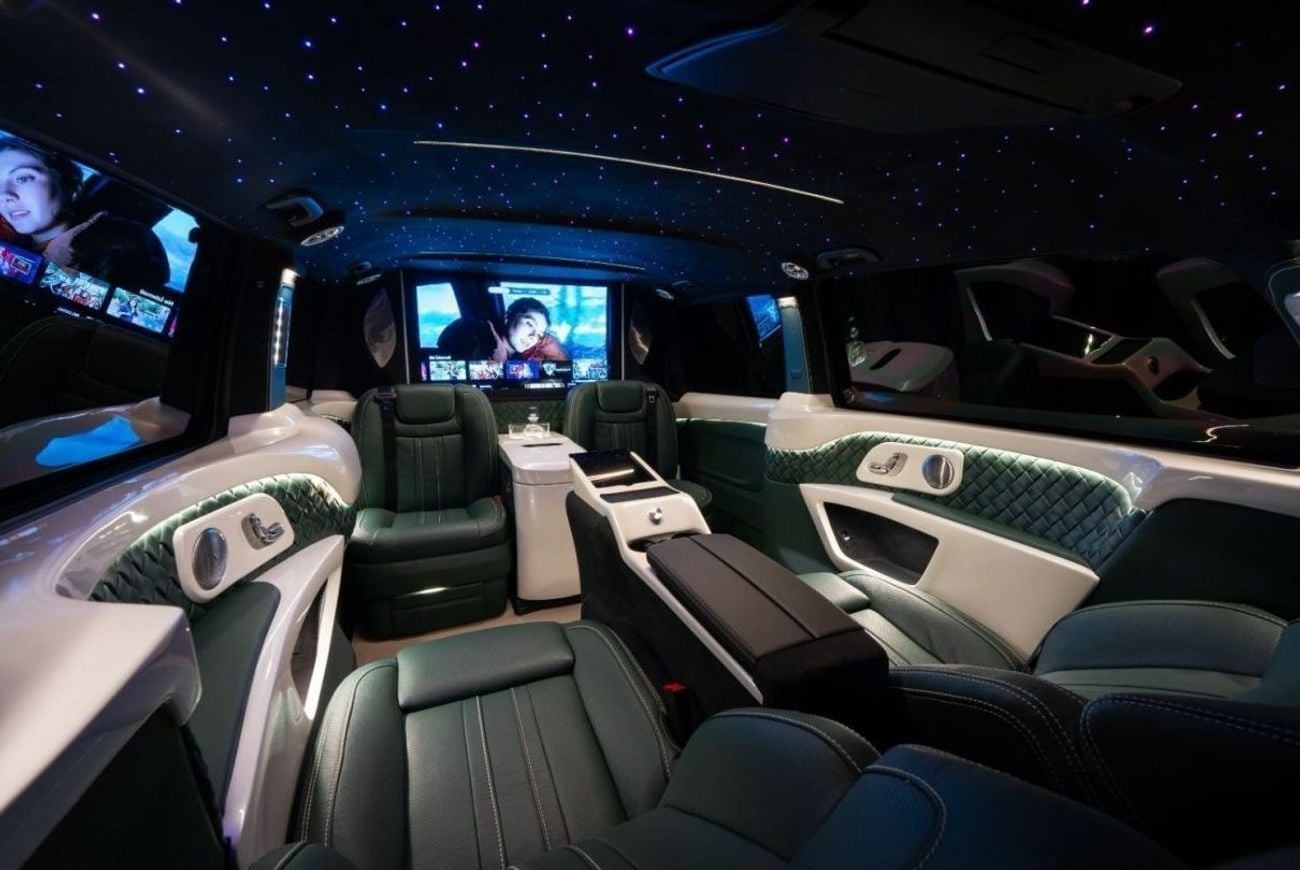 Mercedes Benz V300 AVANTGARDE ERTEX LUXURY CAR DESIGN CO. BOTTEGA DEEP GREEN