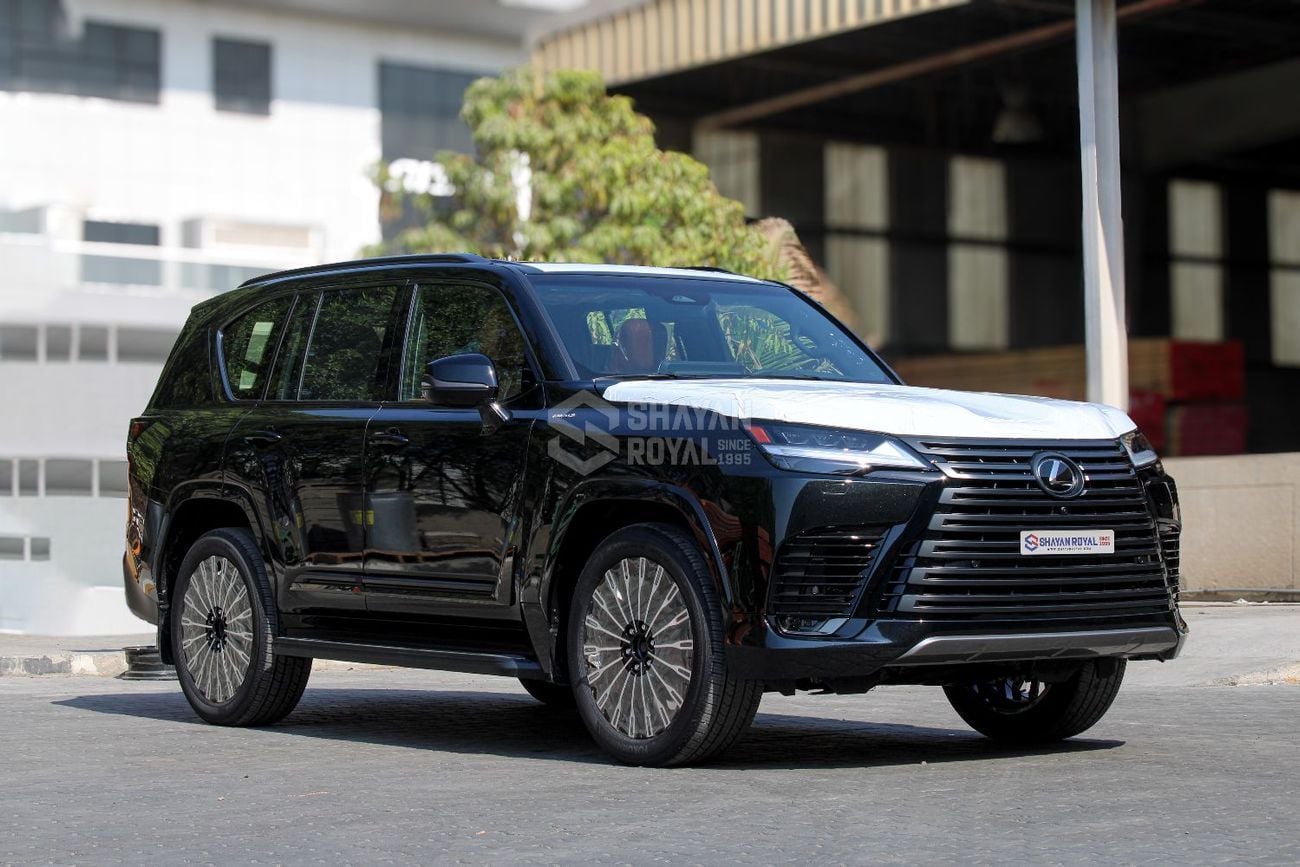 لكزس LX 600 VIP LHD 3.5L PETROL V6 TT VIP KURO 4S BLACK EDITION 25-ML AT 2026MY